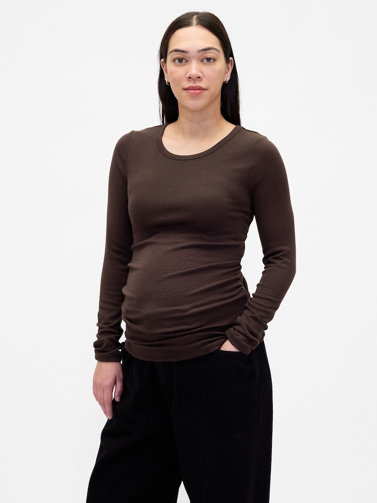 Maternity Modern Crewneck T-Shirt