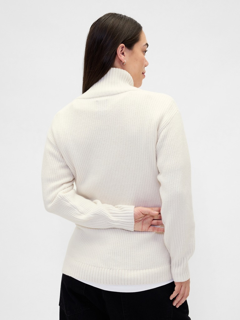 Maternity CashSoft Mockneck Sweater