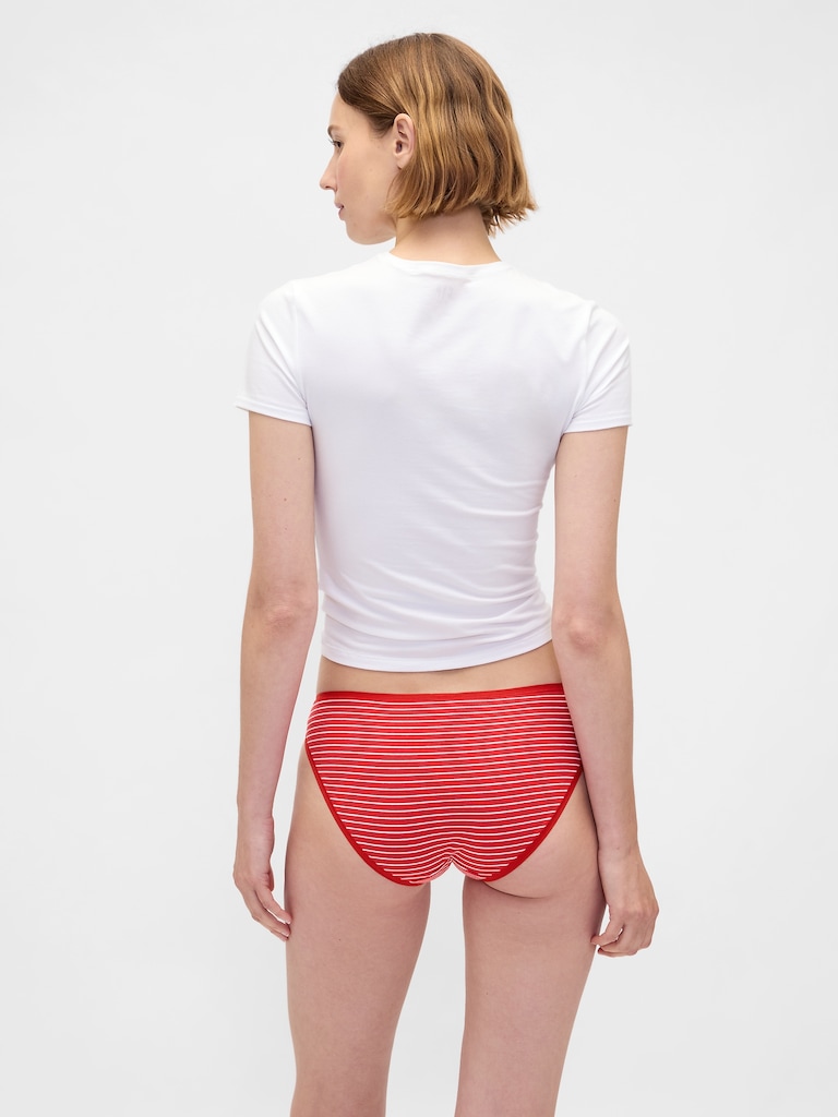 Organic Stretch Cotton Bikini (3-Pack)