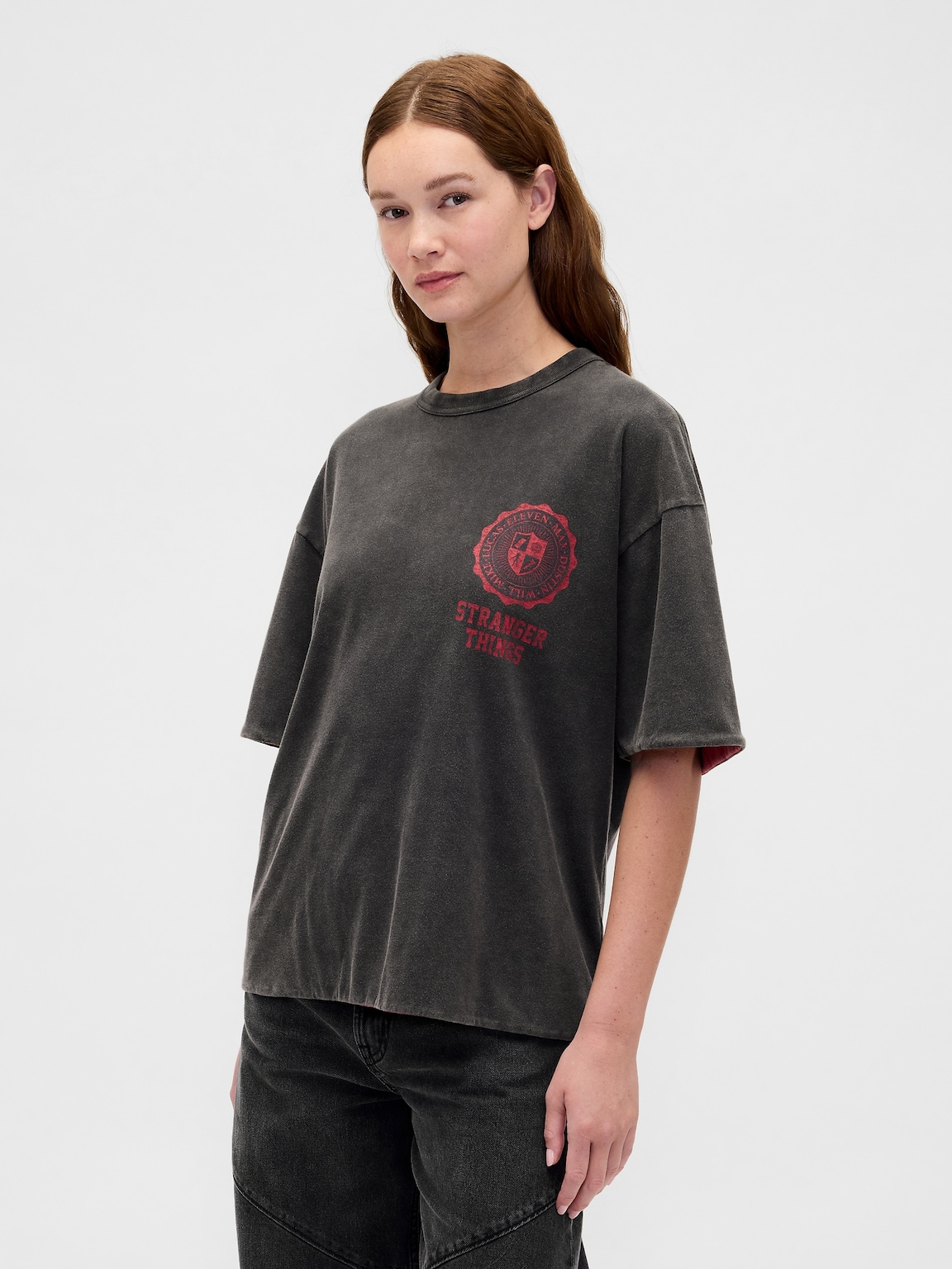 Stranger Things Adult Reversible Graphic T-Shirt