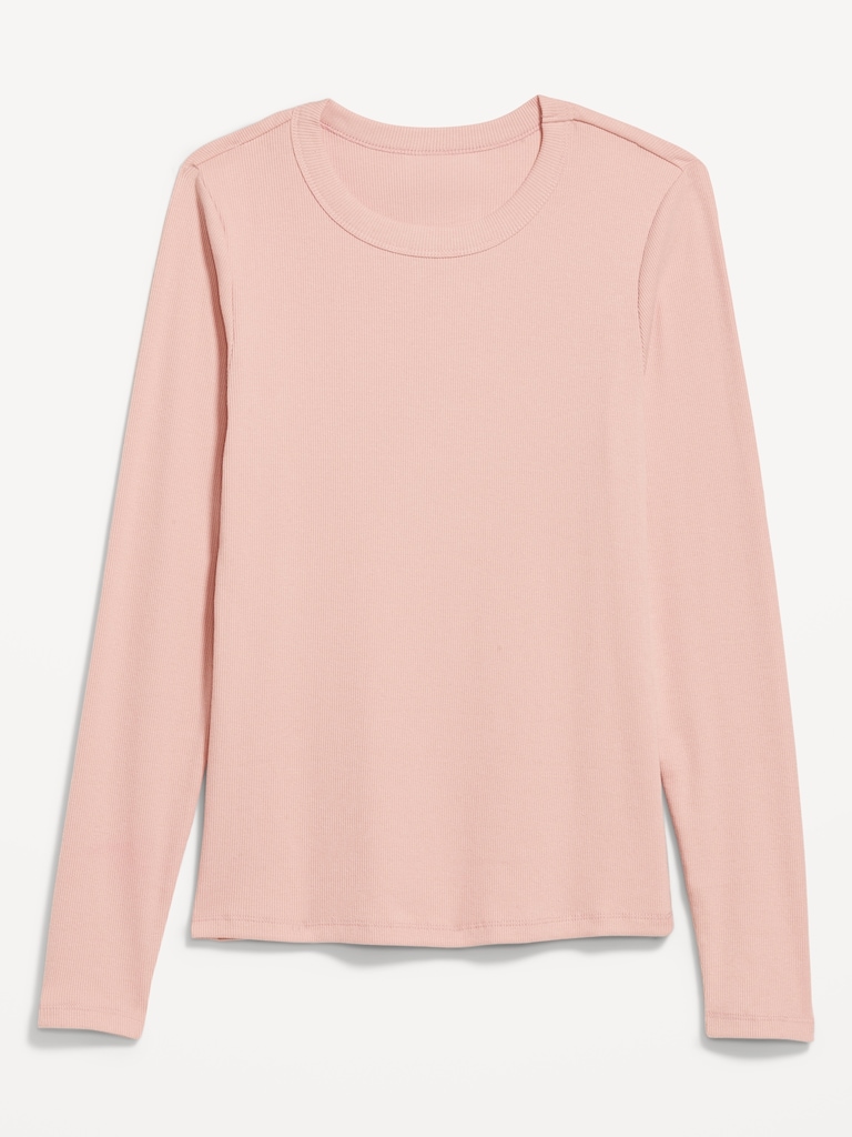 Snug Long-Sleeve Crew-Neck T-Shirt