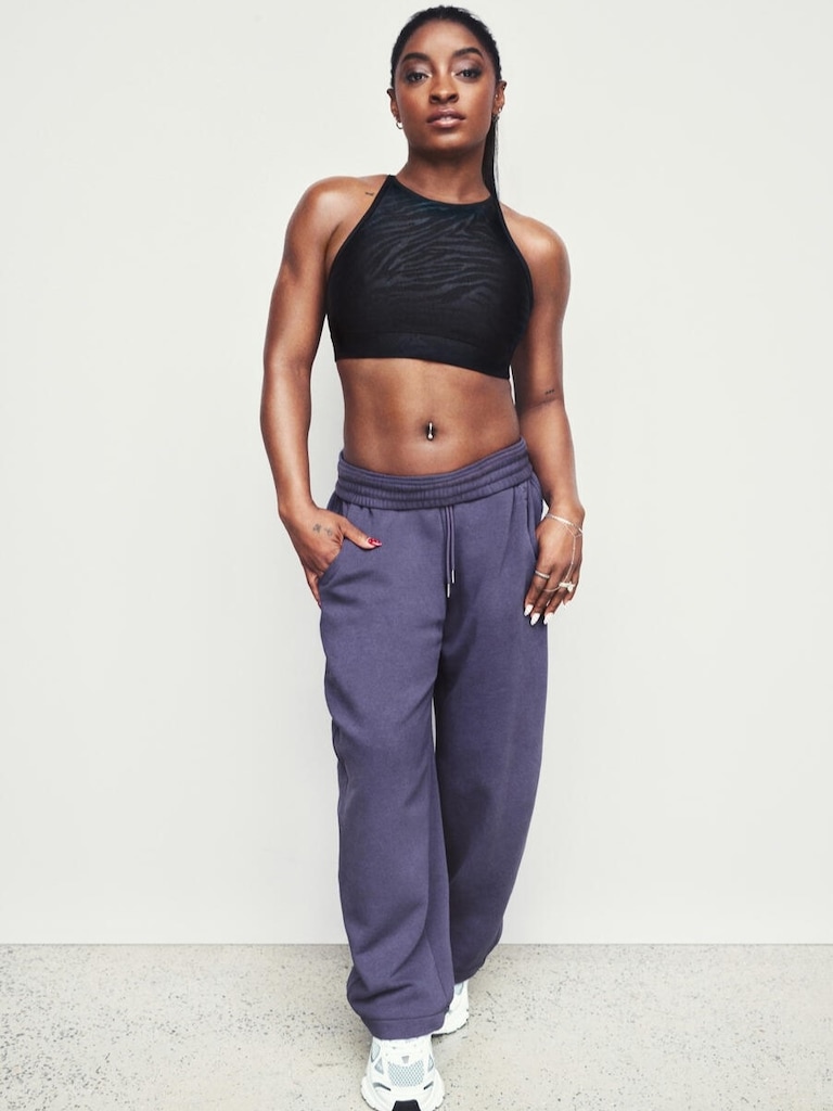 Simone Biles Forever Fleece Mid Rise Barrel Pant