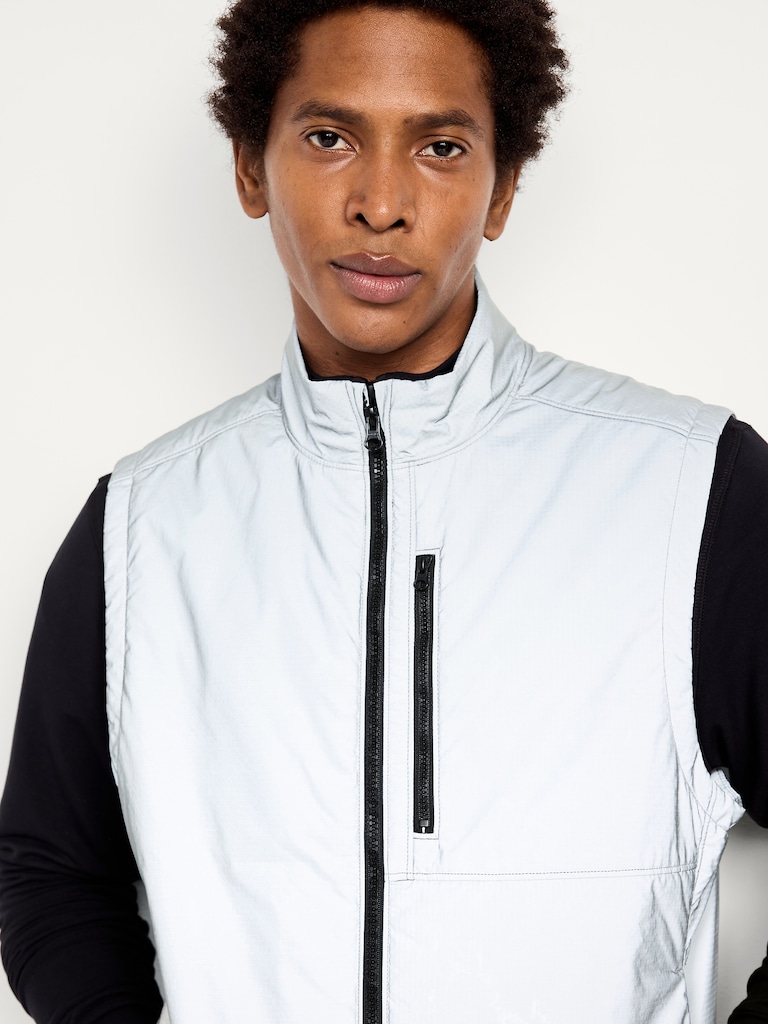 Loose Fit Reflective Run Vest