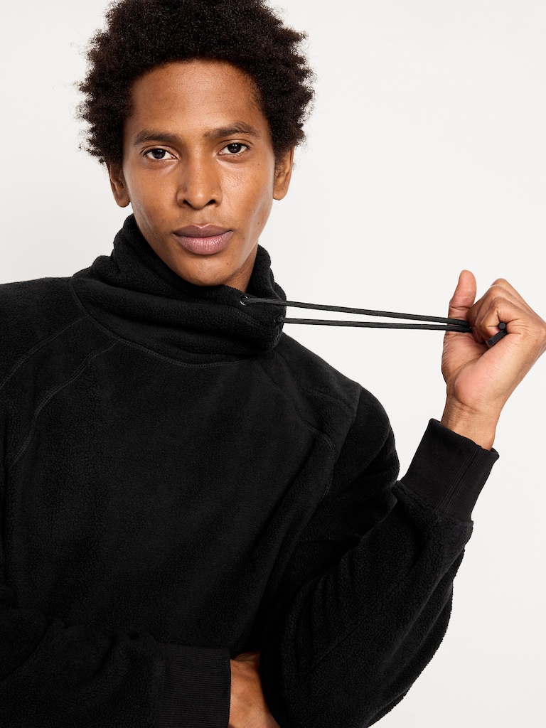 Funnel Neck Microfleece Pullover