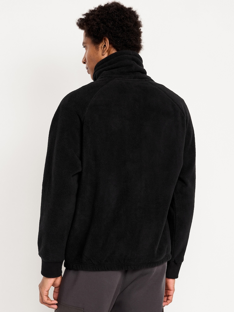 Funnel Neck Microfleece Pullover