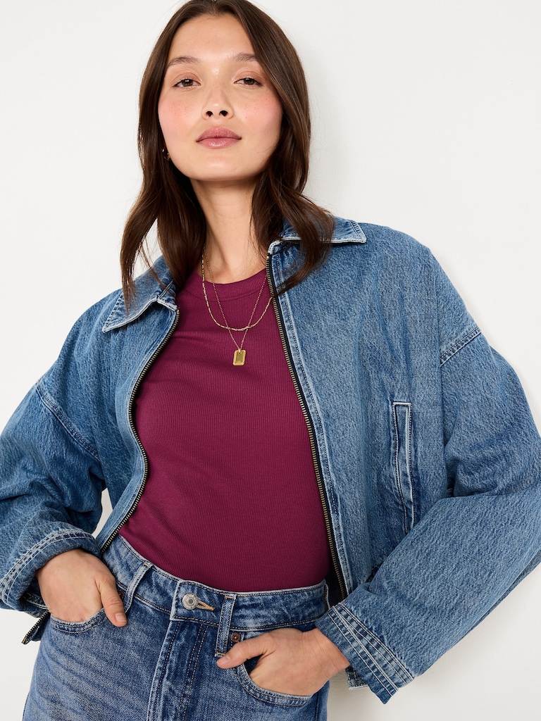 Snug Long-Sleeve Crew-Neck T-Shirt