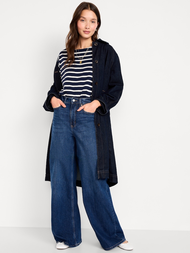 Long-Sleeve Mariner Loose T-Shirt