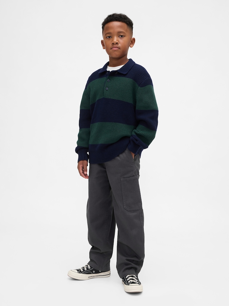 Kids Brushed Easy Cargo Pants