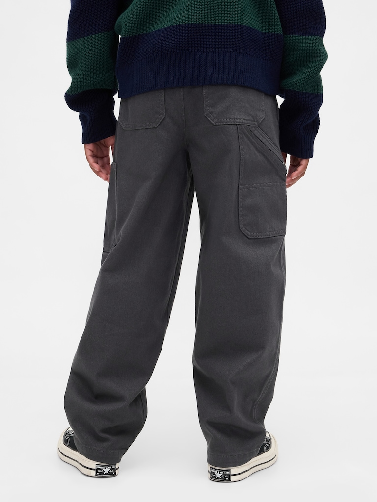 Kids Brushed Easy Cargo Pants