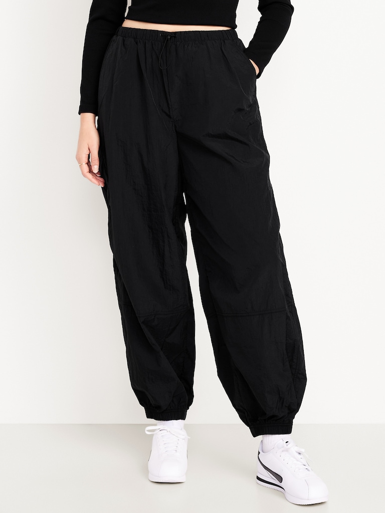 Pull-On Bubble Windbreaker Pants