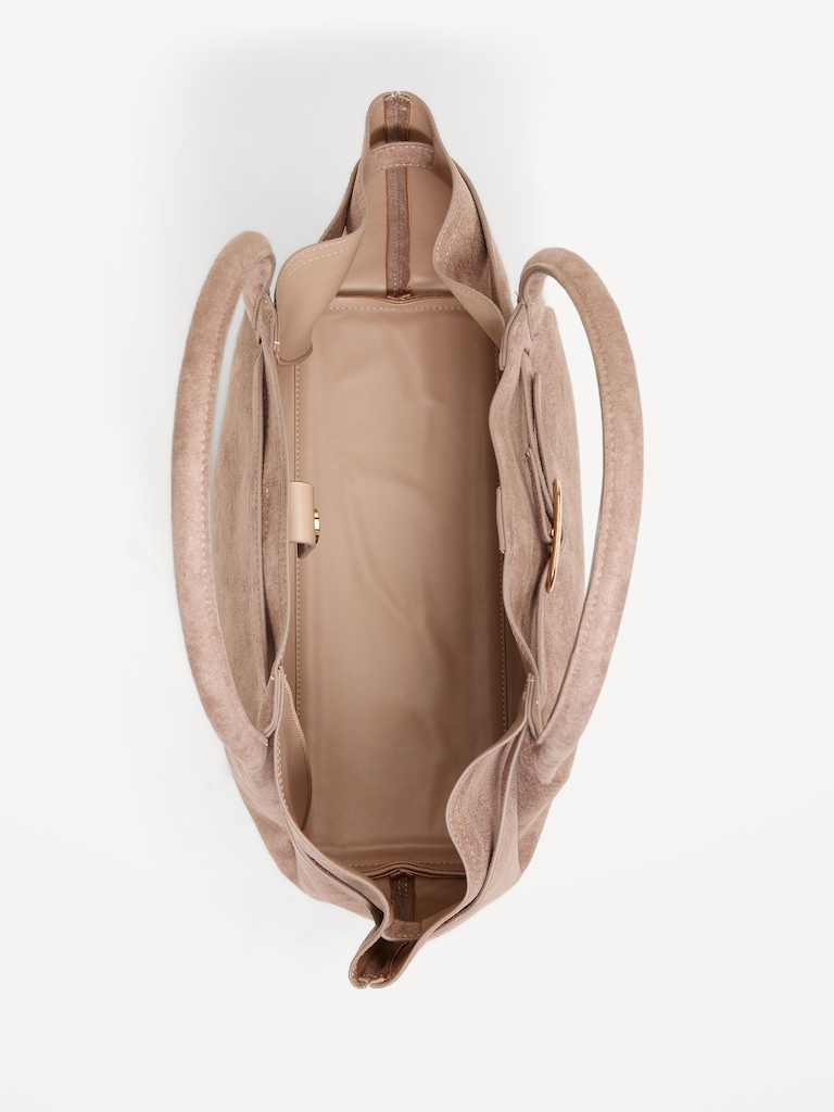 Large Belted Tote Bag