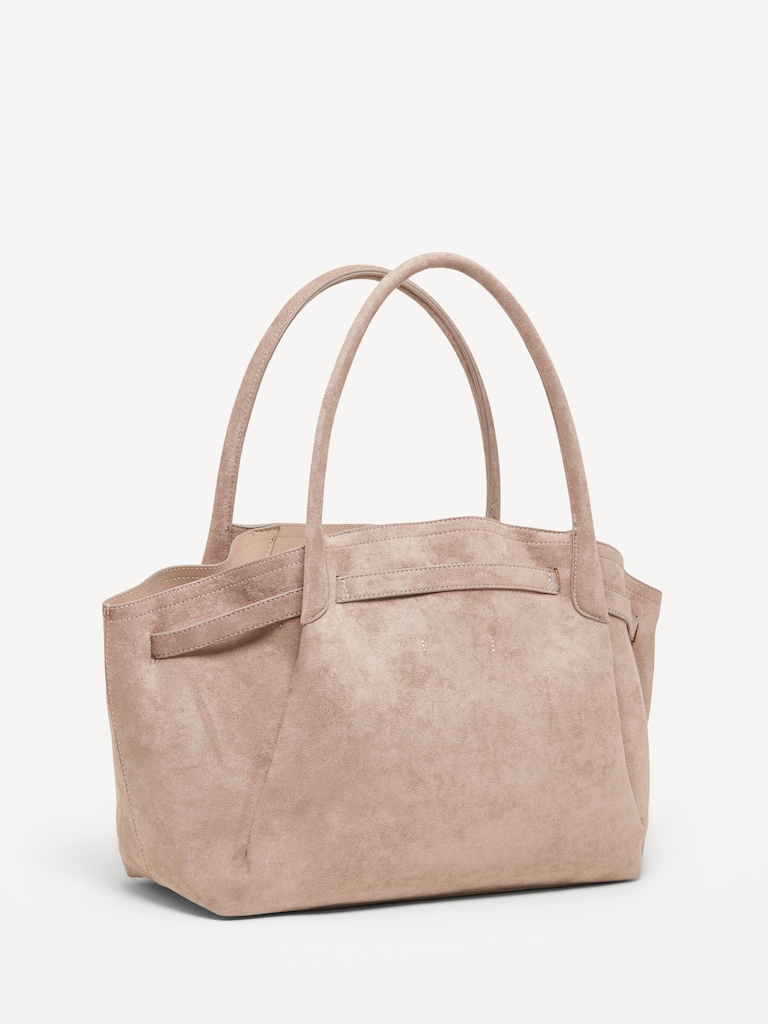 Large Belted Tote Bag