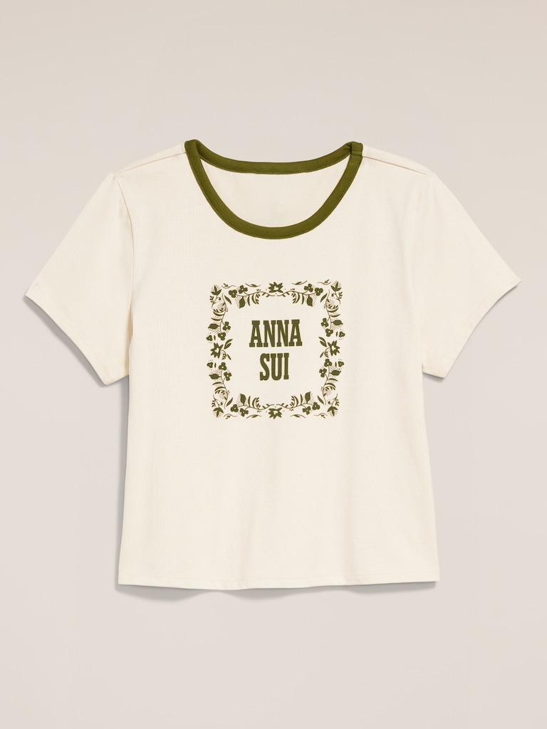 Old Navy x Anna Sui Ringer Tee
