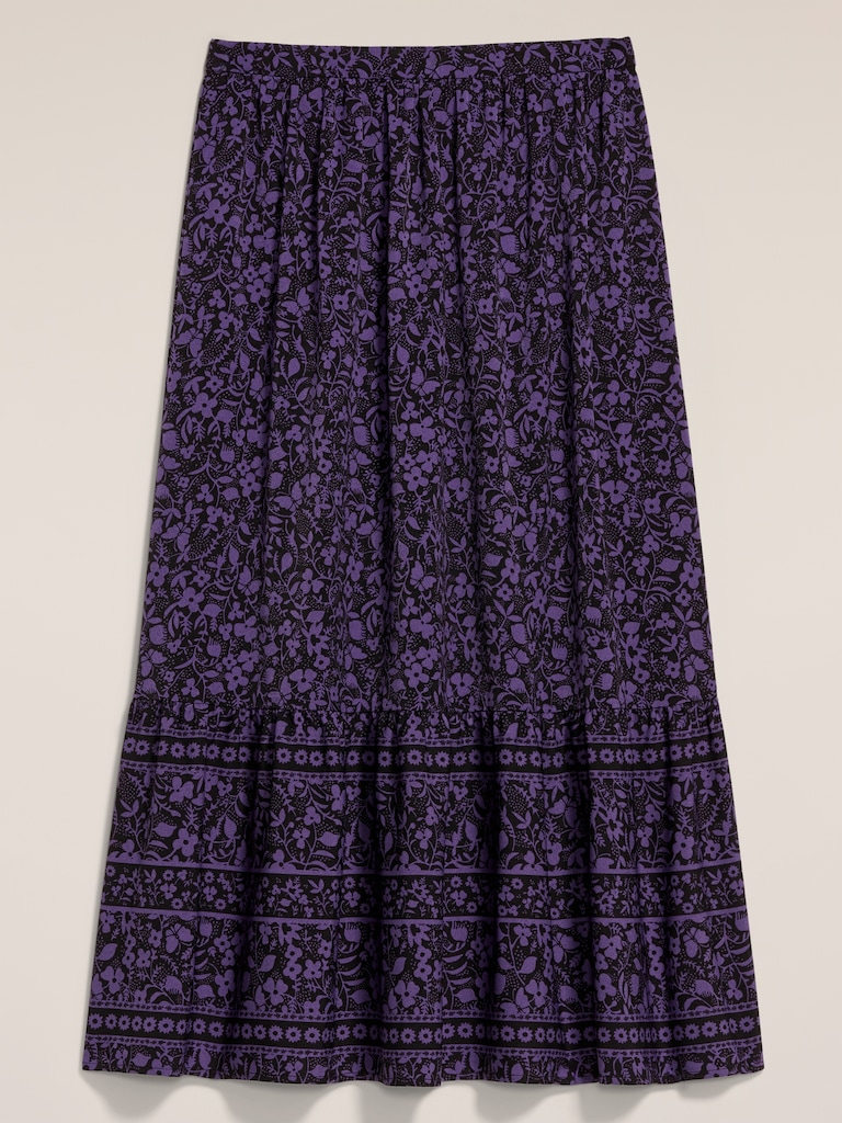 Old Navy x Anna Sui Tiered Midi Skirt