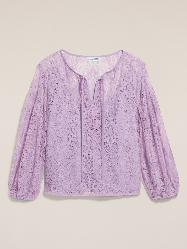 Old Navy x Anna Sui Lace Applique Top