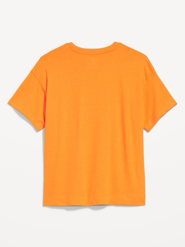 College Crew-Neck T-Shirt for Women