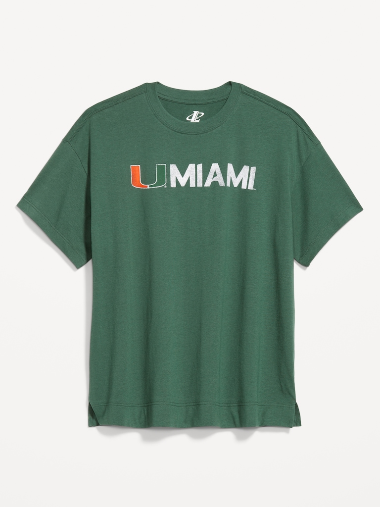 College Crew-Neck T-Shirt for Women