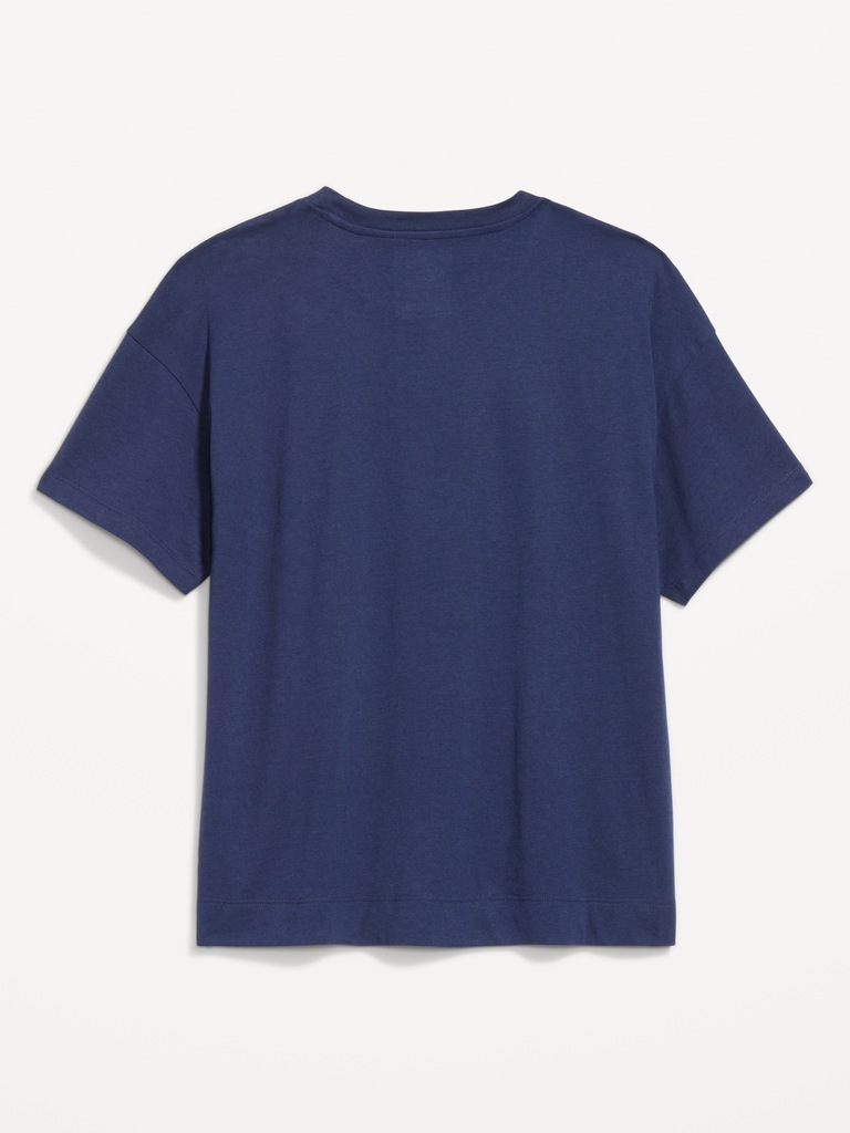 College Crew-Neck T-Shirt for Women