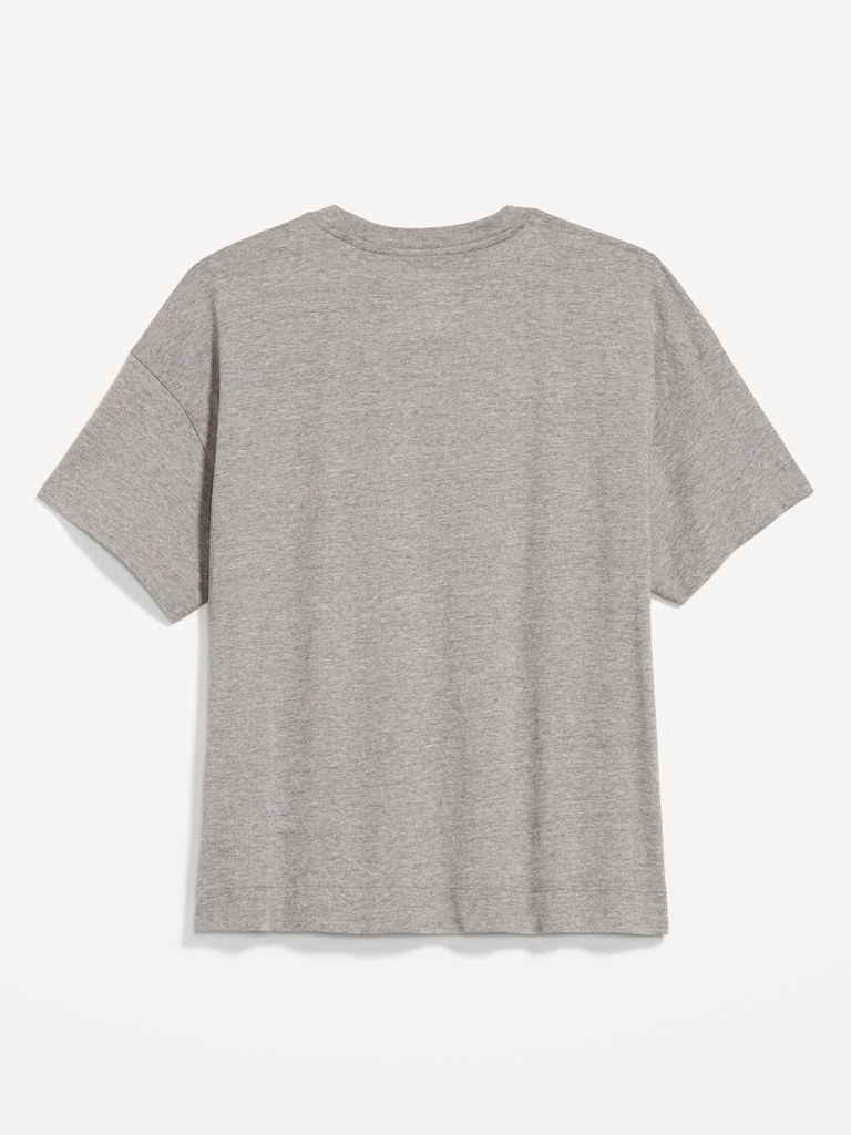 College Crew-Neck T-Shirt for Women