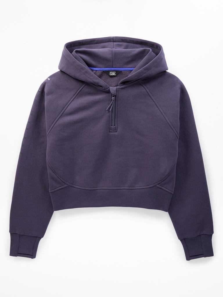 Simone Biles Athleta Girl All Day Half Zip Hoodie