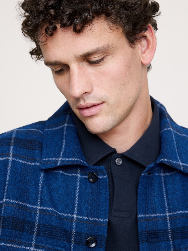 Cotton Jersey Long-Sleeve Polo