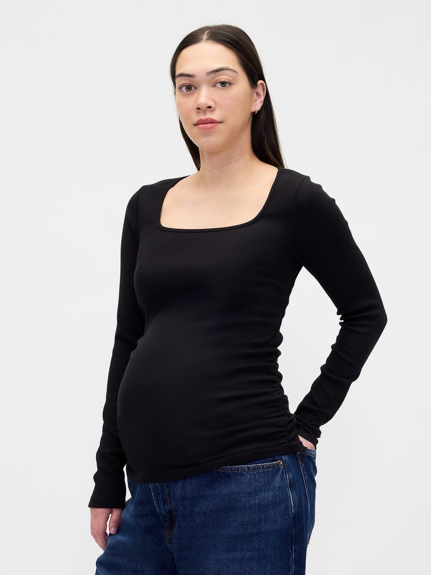 Gap Maternity Modern Square-Neck T-Shirt