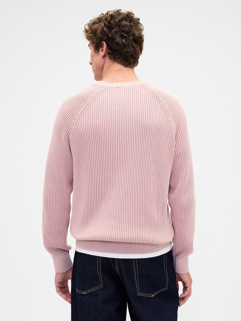 Classic Raglan Crewneck Sweater