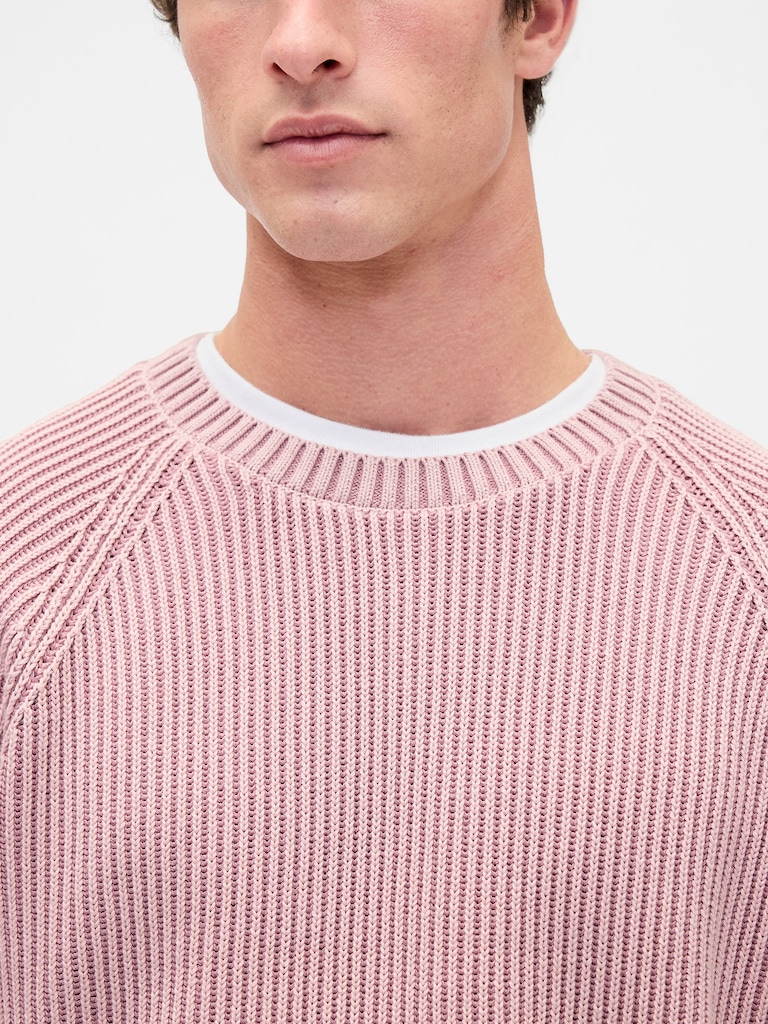 Classic Raglan Crewneck Sweater