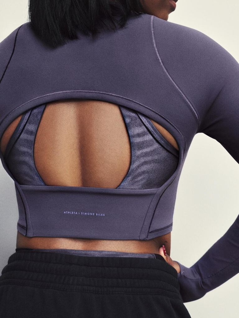 Simone Biles Transcend Open Back Top
