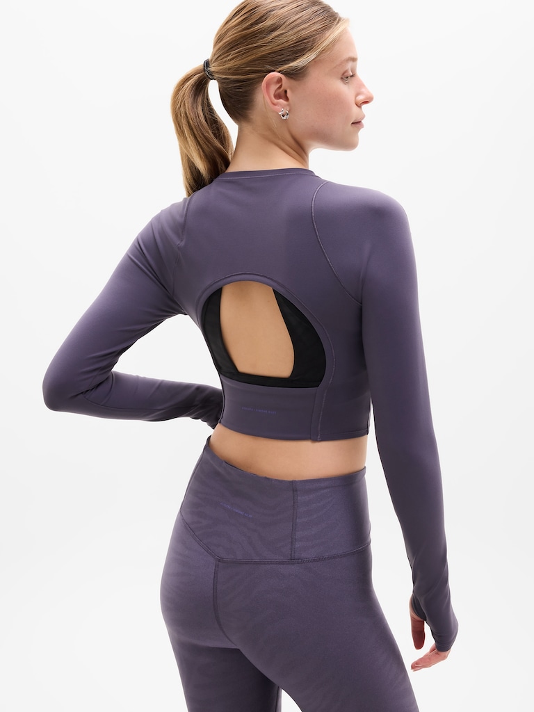 Simone Biles Transcend Open Back Top