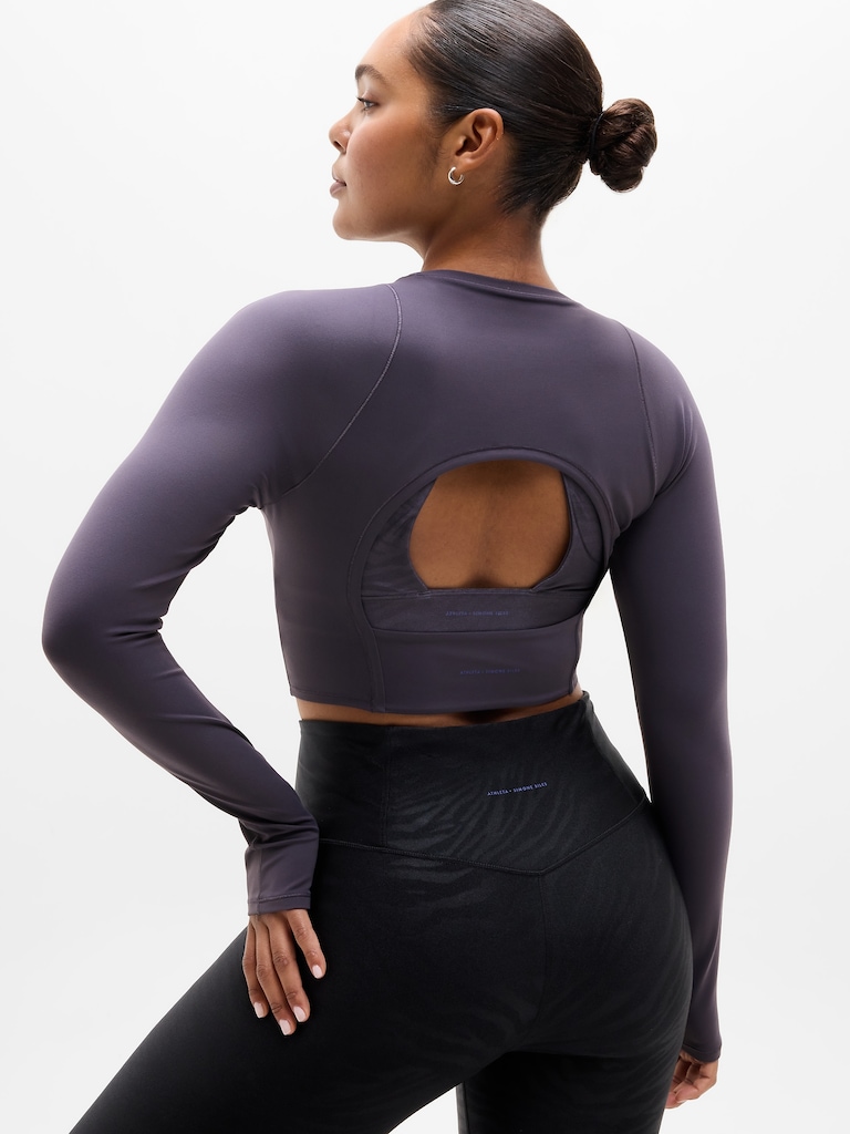 Simone Biles Transcend Open Back Top