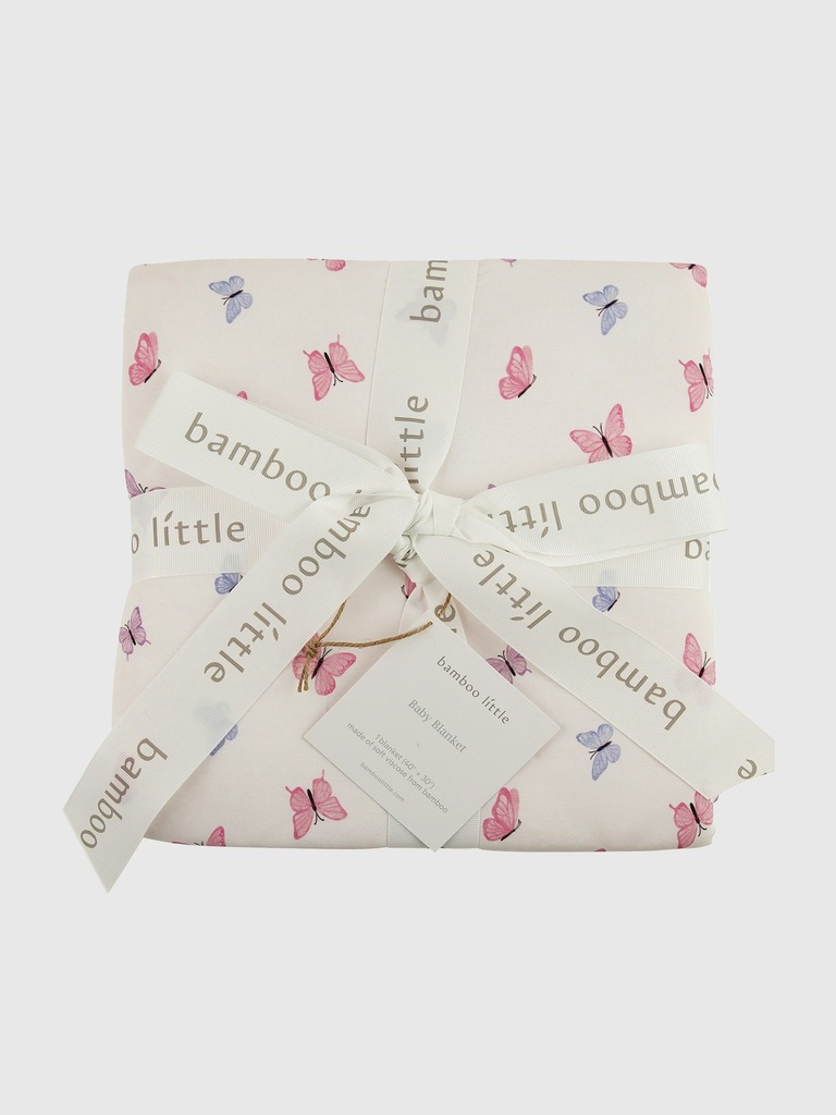 Bamboo Little  Butterfly Baby Blanket