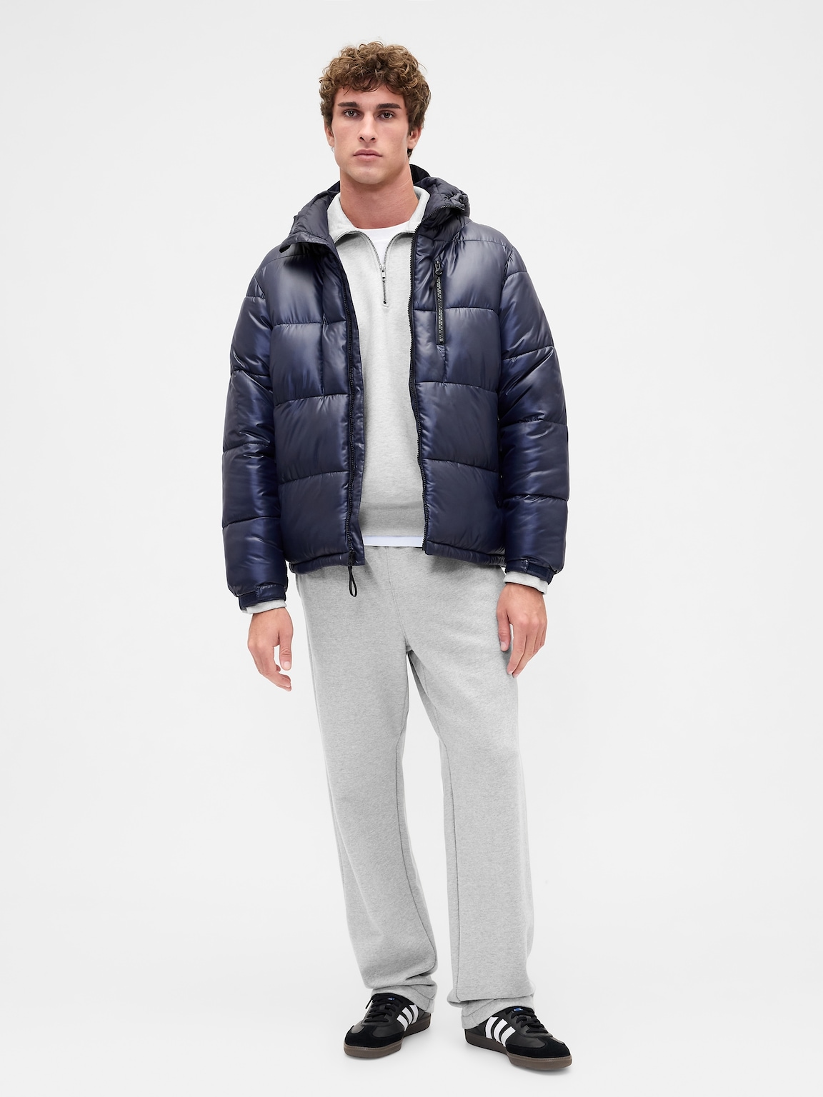 Heavyweight Oversized Quarter-Zip Pullover