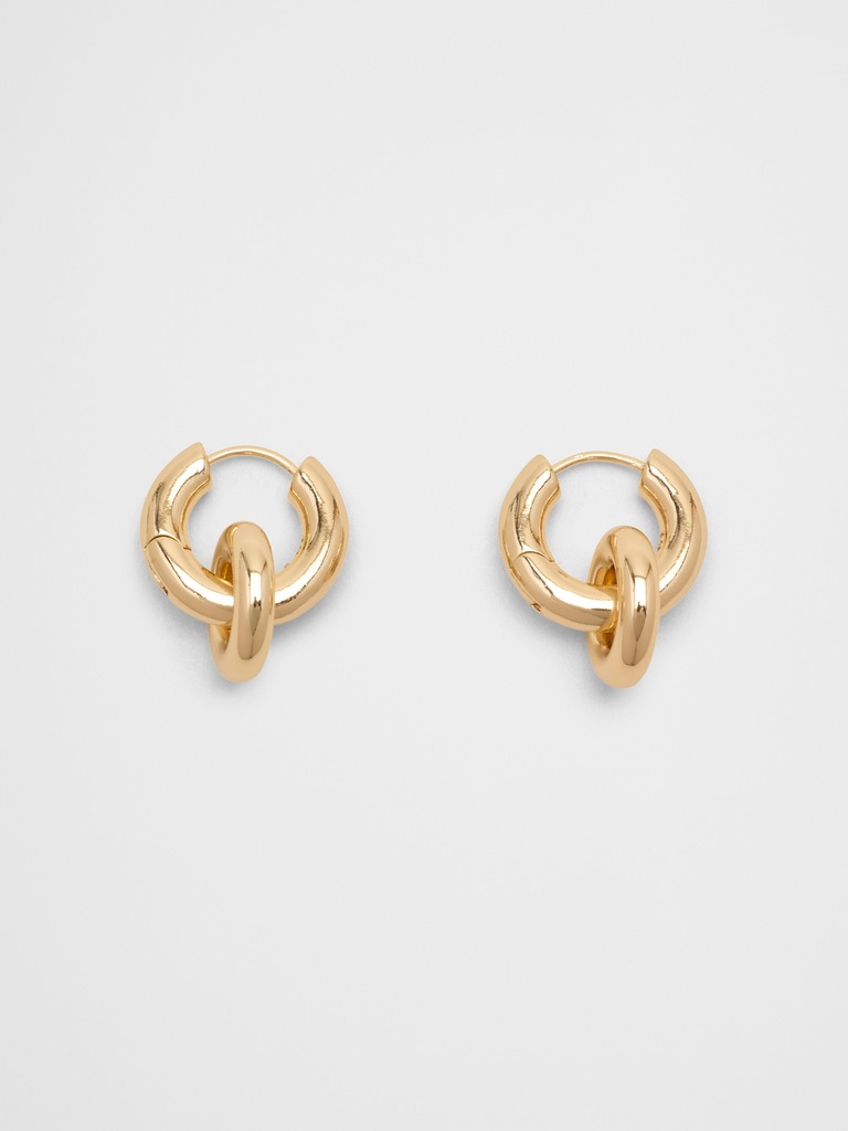 2 In 1 Double Hoop Earrings