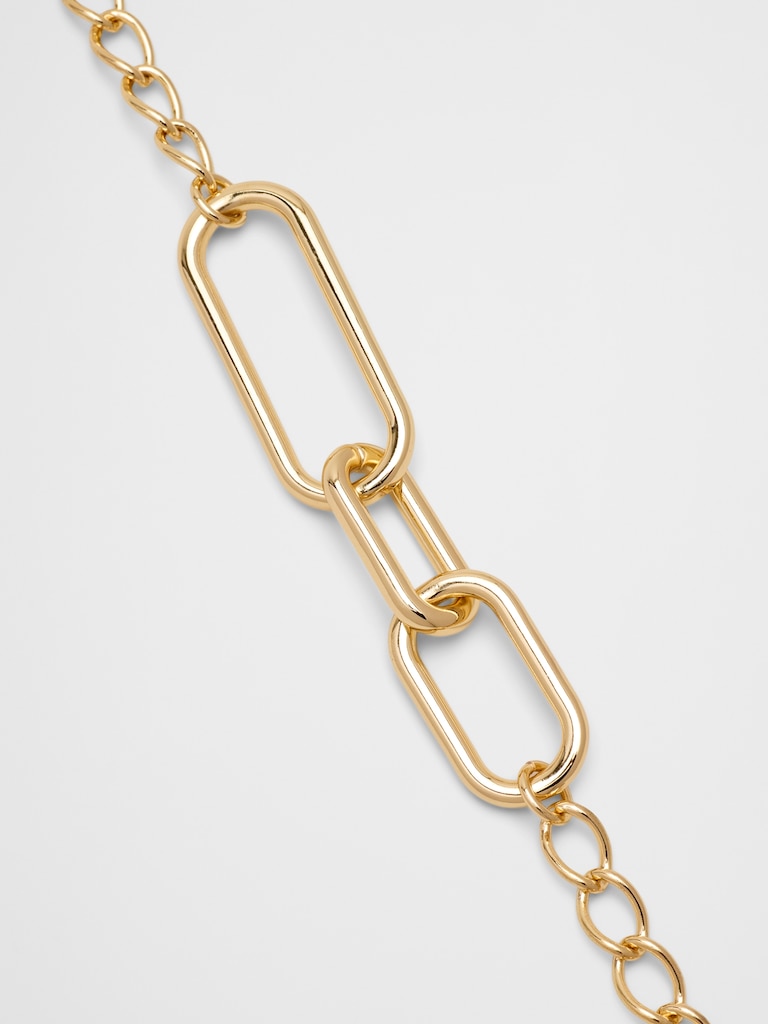 Statement Chain Collar Necklace