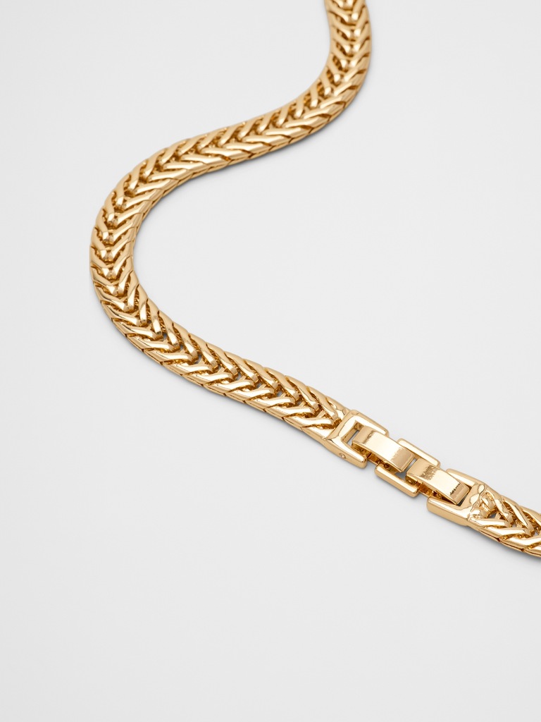 Modern Herringbone Necklace