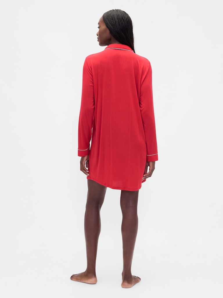 Softest Modal PJ Shirtdress