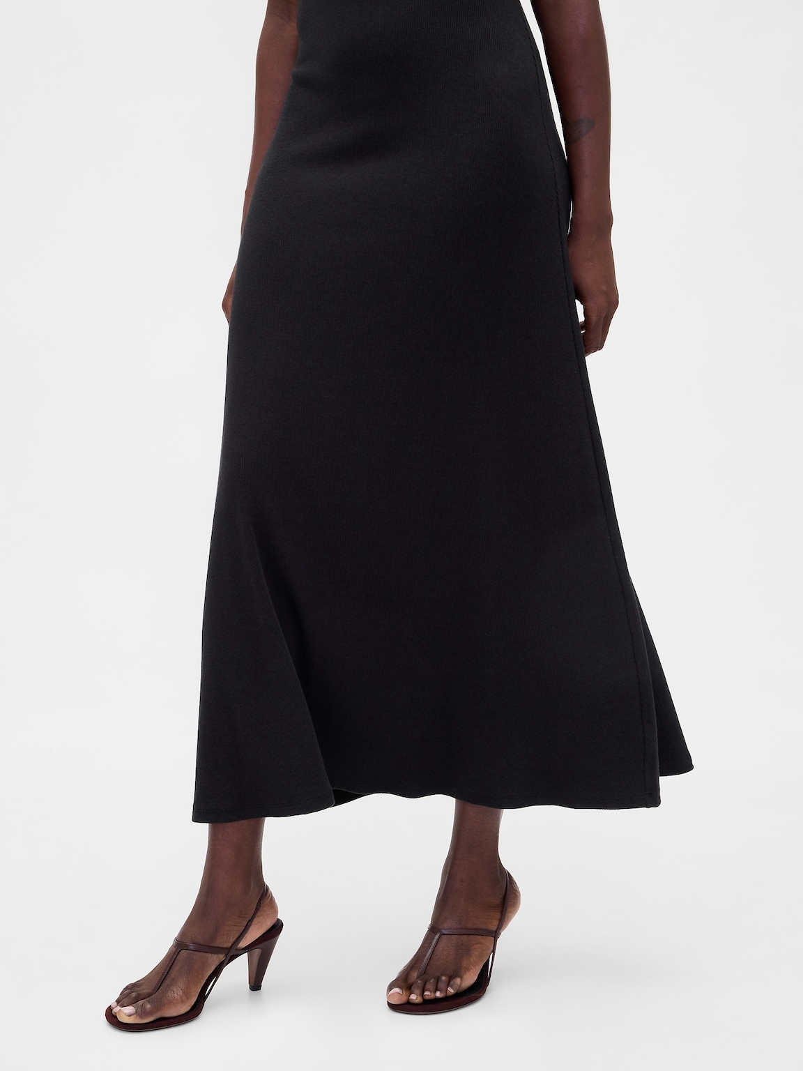 Modern Square-Neck Maxi Dress