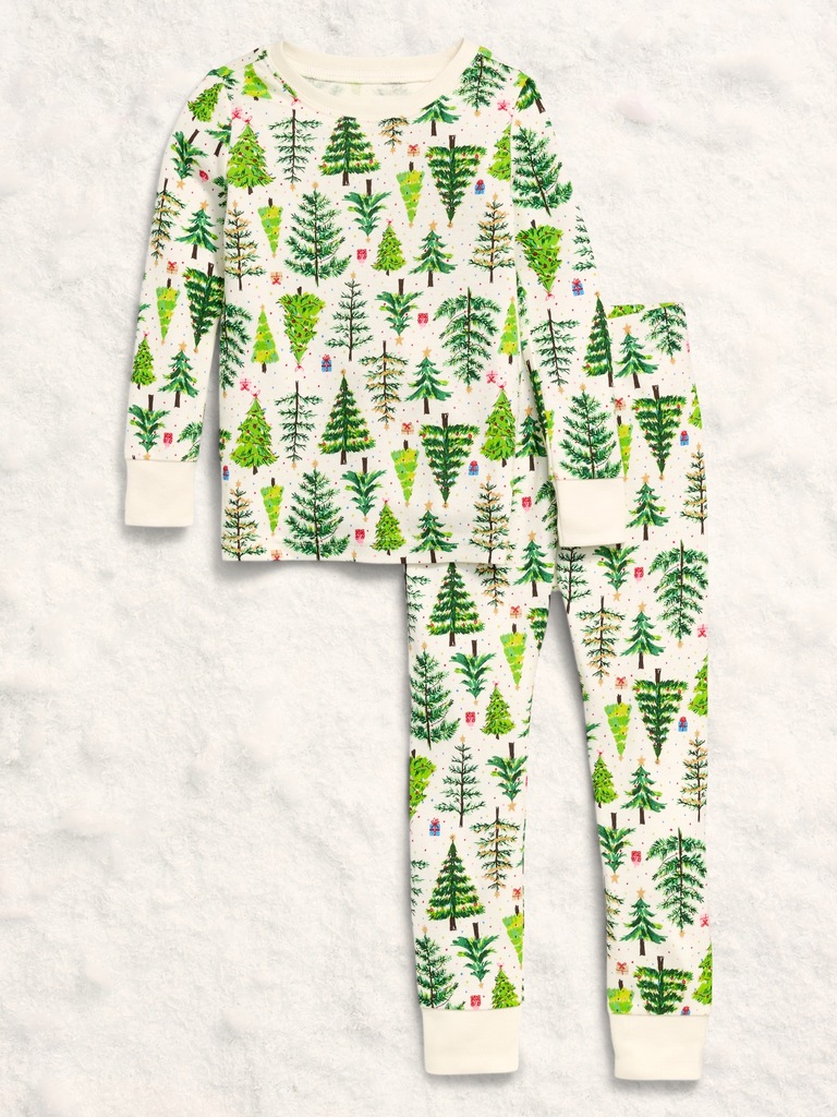 Printed Snug-Fit Pajama Set for Toddler & Baby