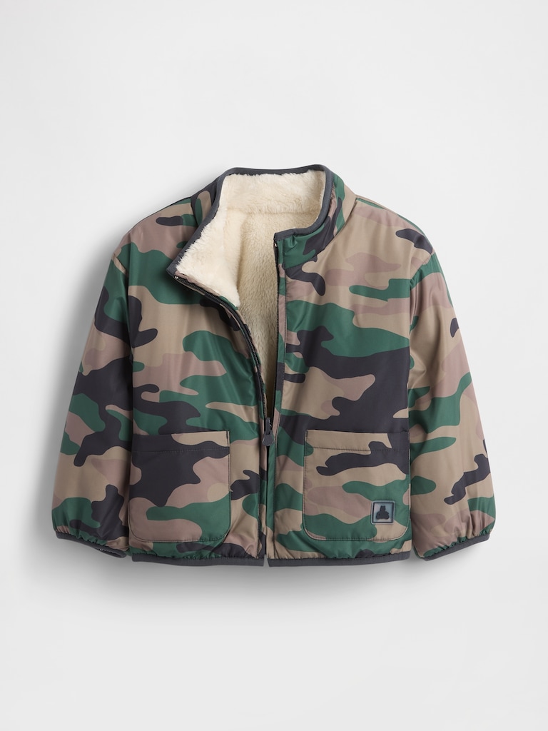 Baby & Toddler Lightweight Sherpa Reversible Jacket