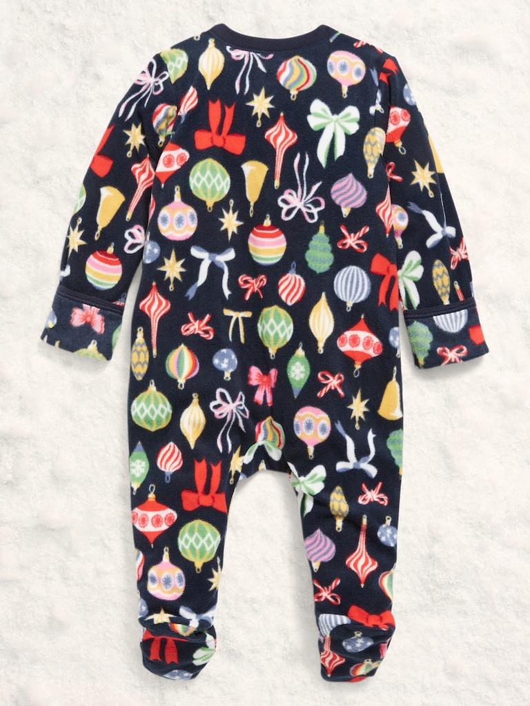 Microfleece 2-Way-Zip Sleep & Play Footed One-Piece for Baby