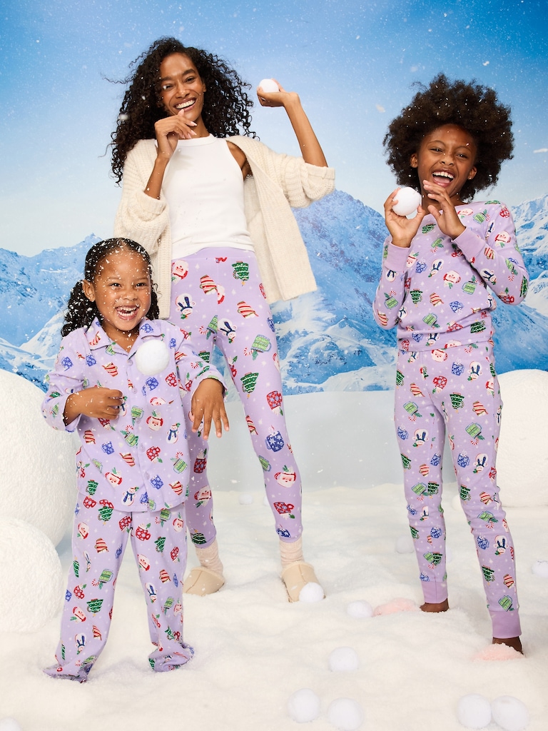 Printed Snug-Fit Pajama Set for Toddler & Baby
