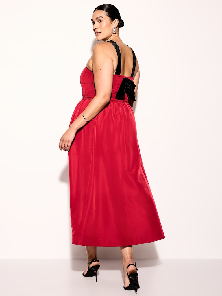 The Occasion by Old Navy High-Waisted Taffeta Midi Skirt