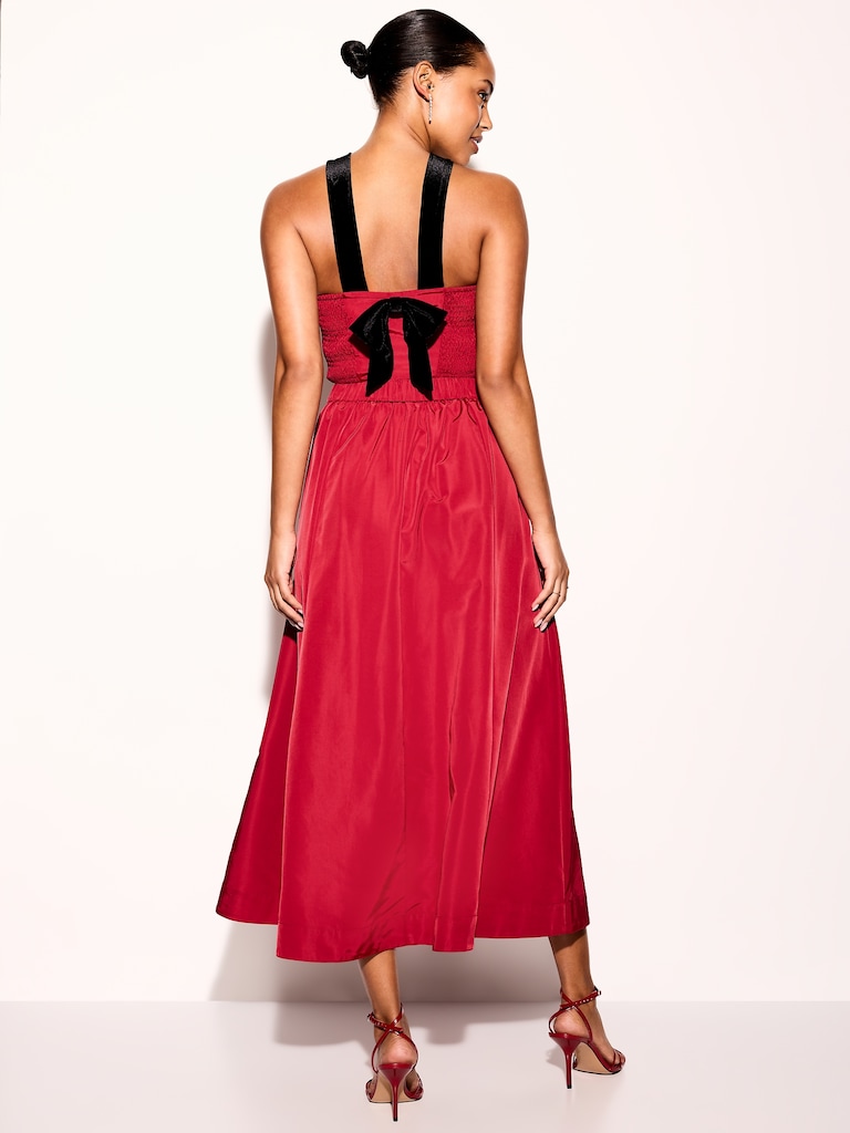 The Occasion by Old Navy High-Waisted Taffeta Midi Skirt