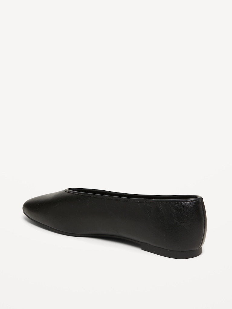 V-Cut Ballet Flats