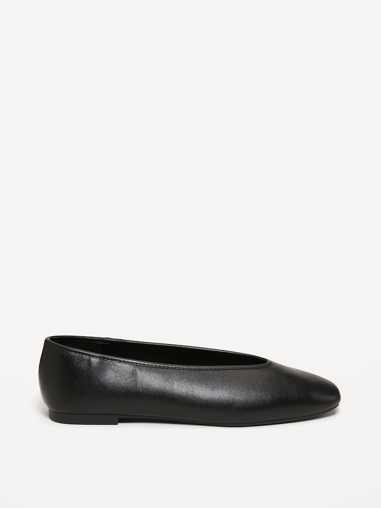 V-Cut Ballet Flats