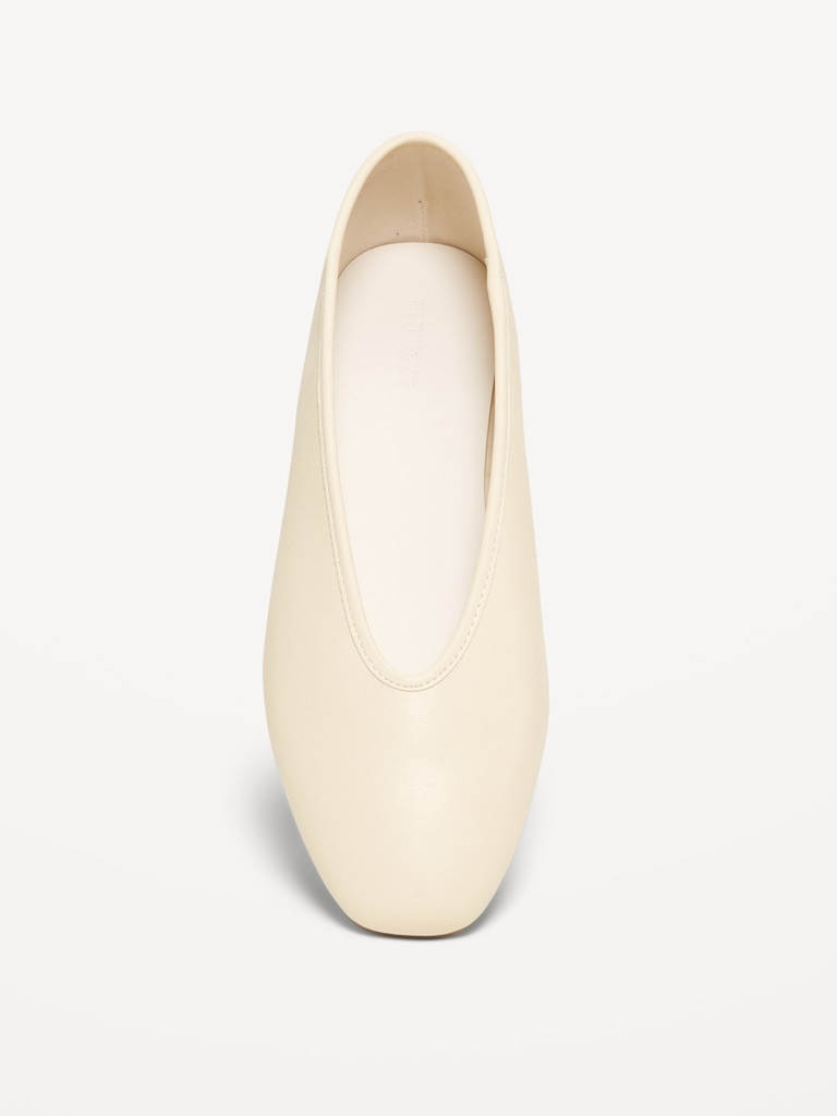V-Cut Ballet Flats