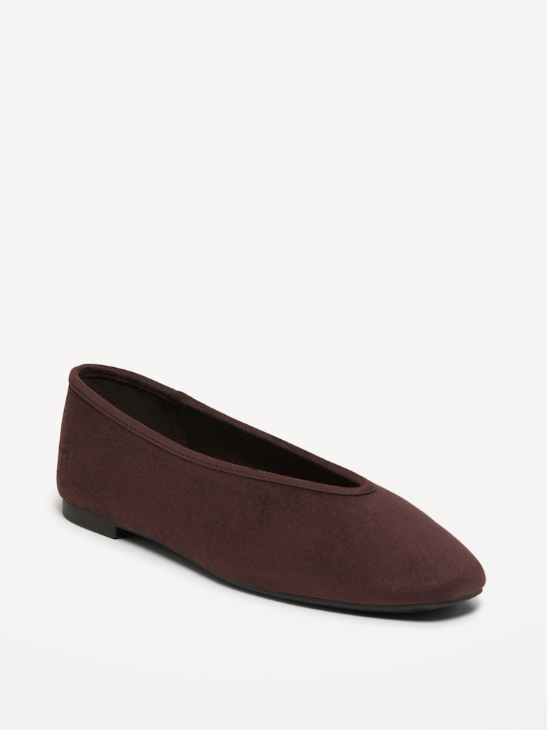 V-Cut Ballet Flats