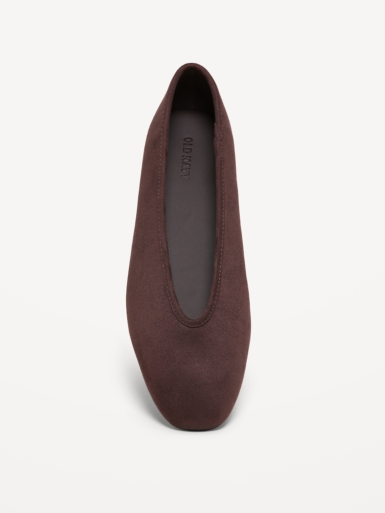 V-Cut Ballet Flats