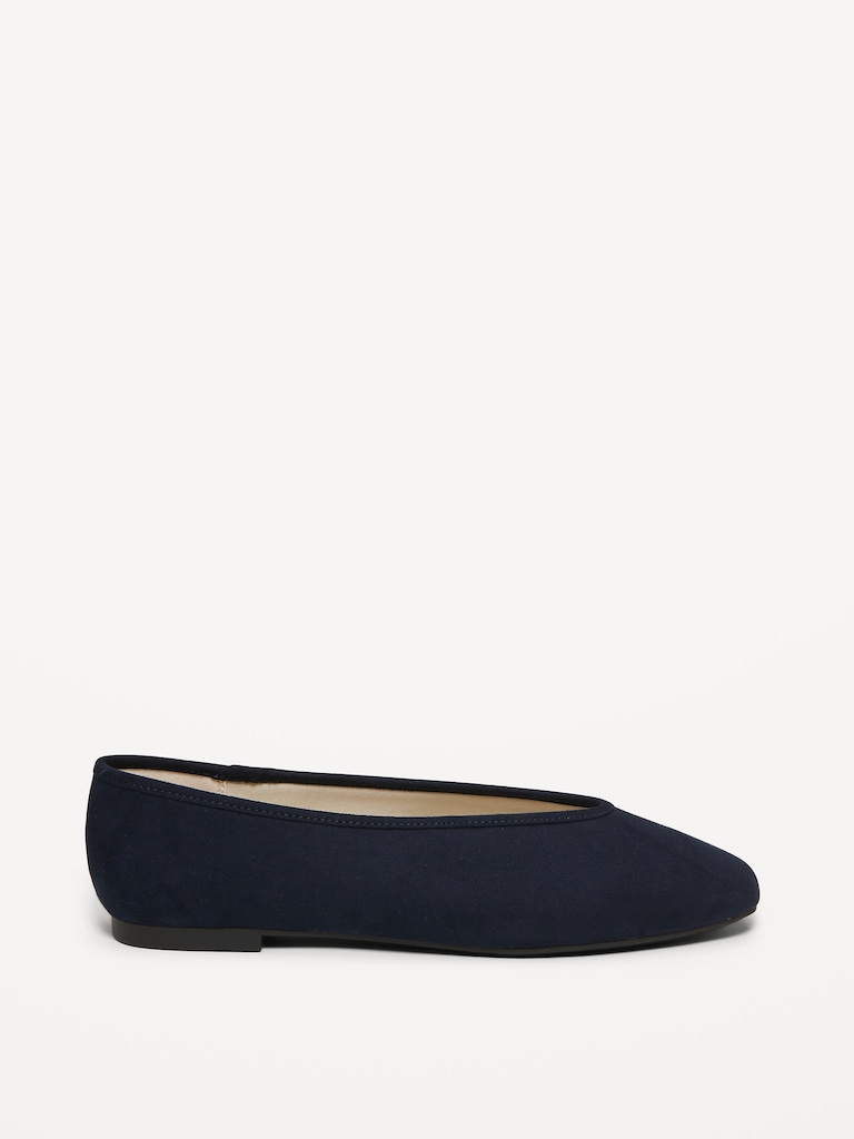 V-Cut Ballet Flats